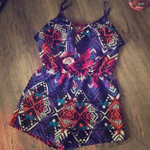 Arizona romper - multicolor geometric pattern